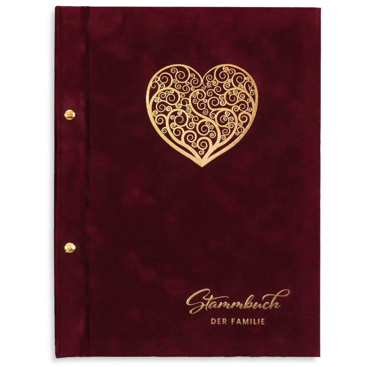 A4 Stammbuch, Bordeaux Wona, incl. 11 Prospekthüllen