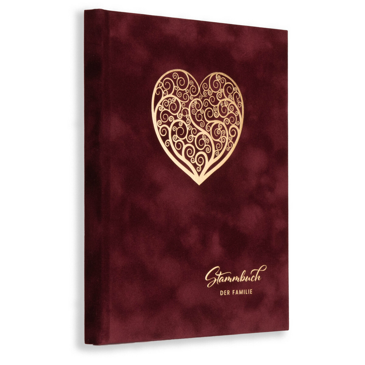 A5+ Stammbuch Wona Bordeaux, für alle Urkundenformate (