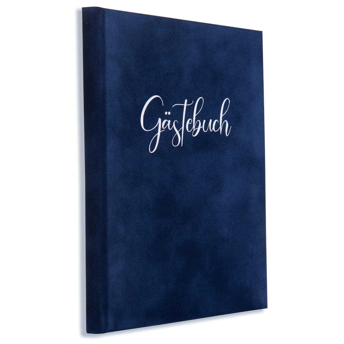 Gästebuch Blau Silber