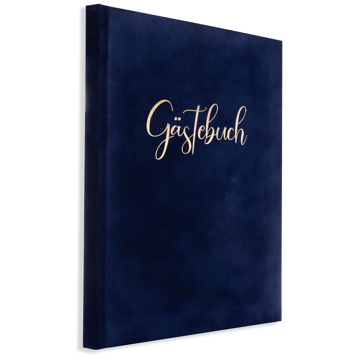 Gästebuch Blau Gold