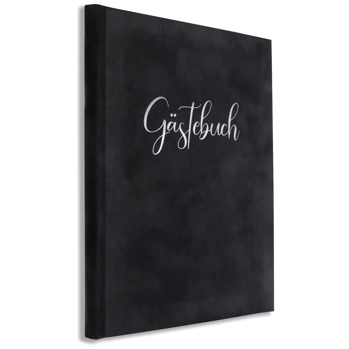 Gästebuch Dunkelgrau Silber