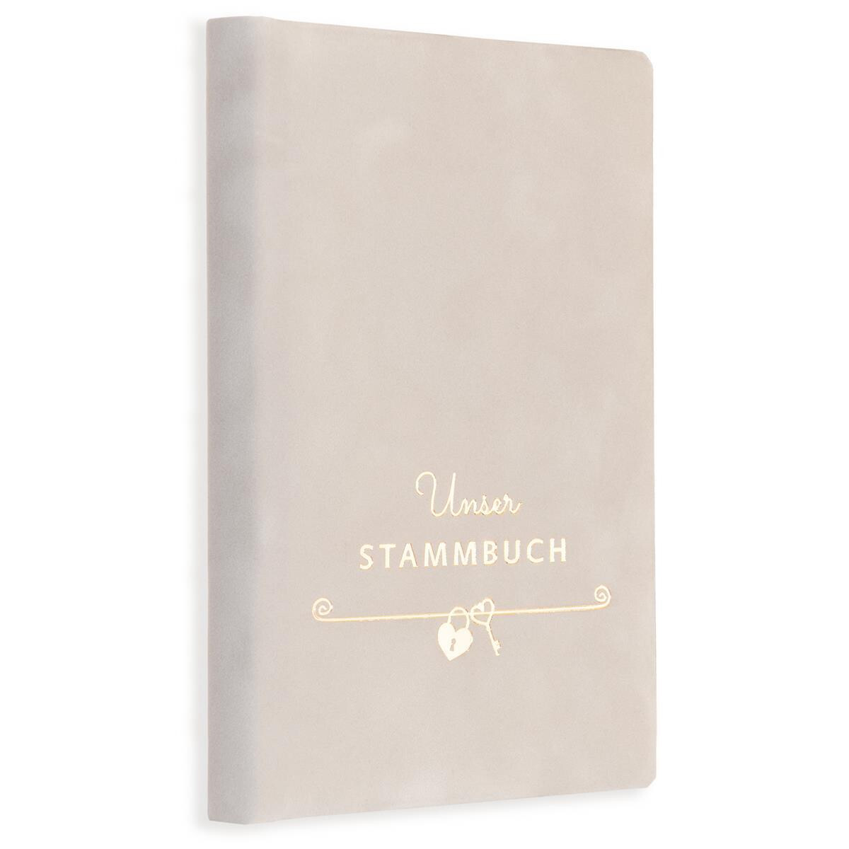 A5+ Stammbuch Lasa helles Grau, für alle Urkundenformat