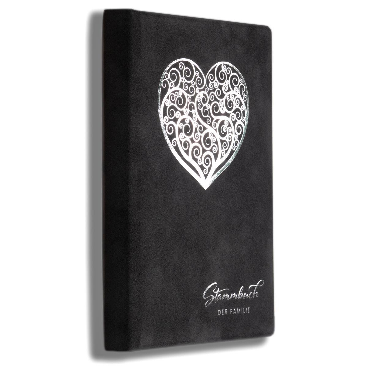 Kopie von Stammbuch der Familie Duna Dunkelgrau Ornament Her