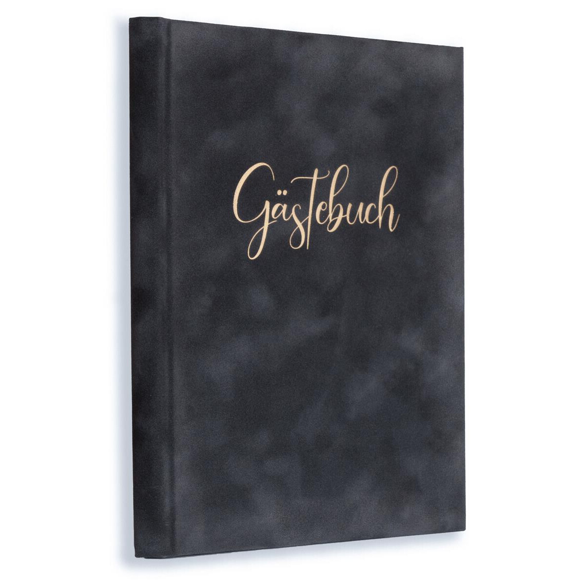 Gästebuch Dunkelgrau Gold