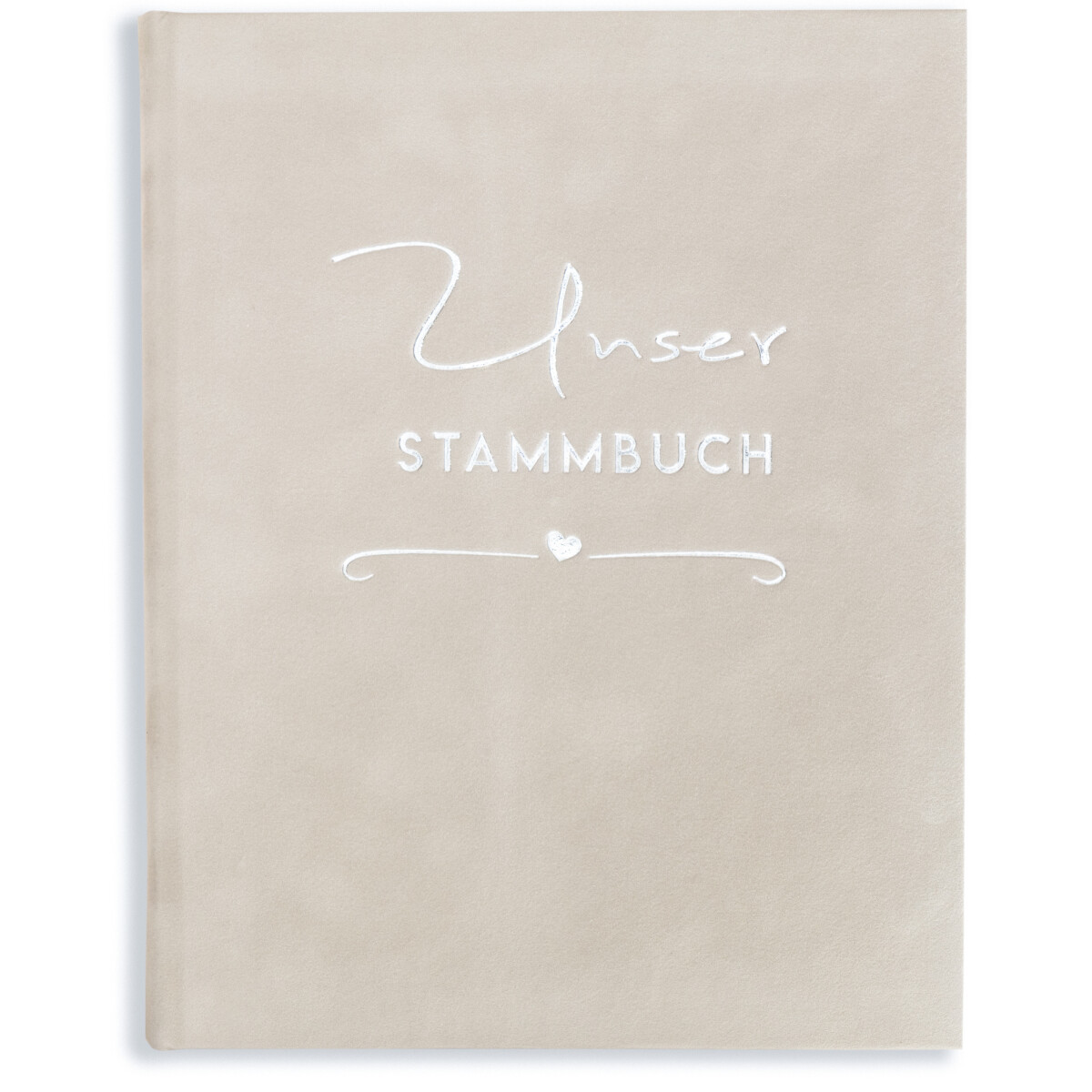 A5+ Stammbuch Hina helles Grau, für alle Urkundenformat