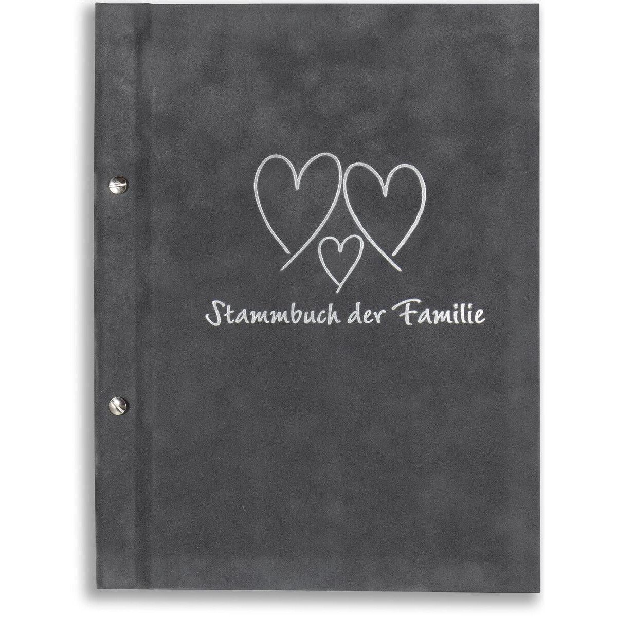 A4 Stammbuch Dila, Dunkelgrau, incl. 11 Prospekthüllen