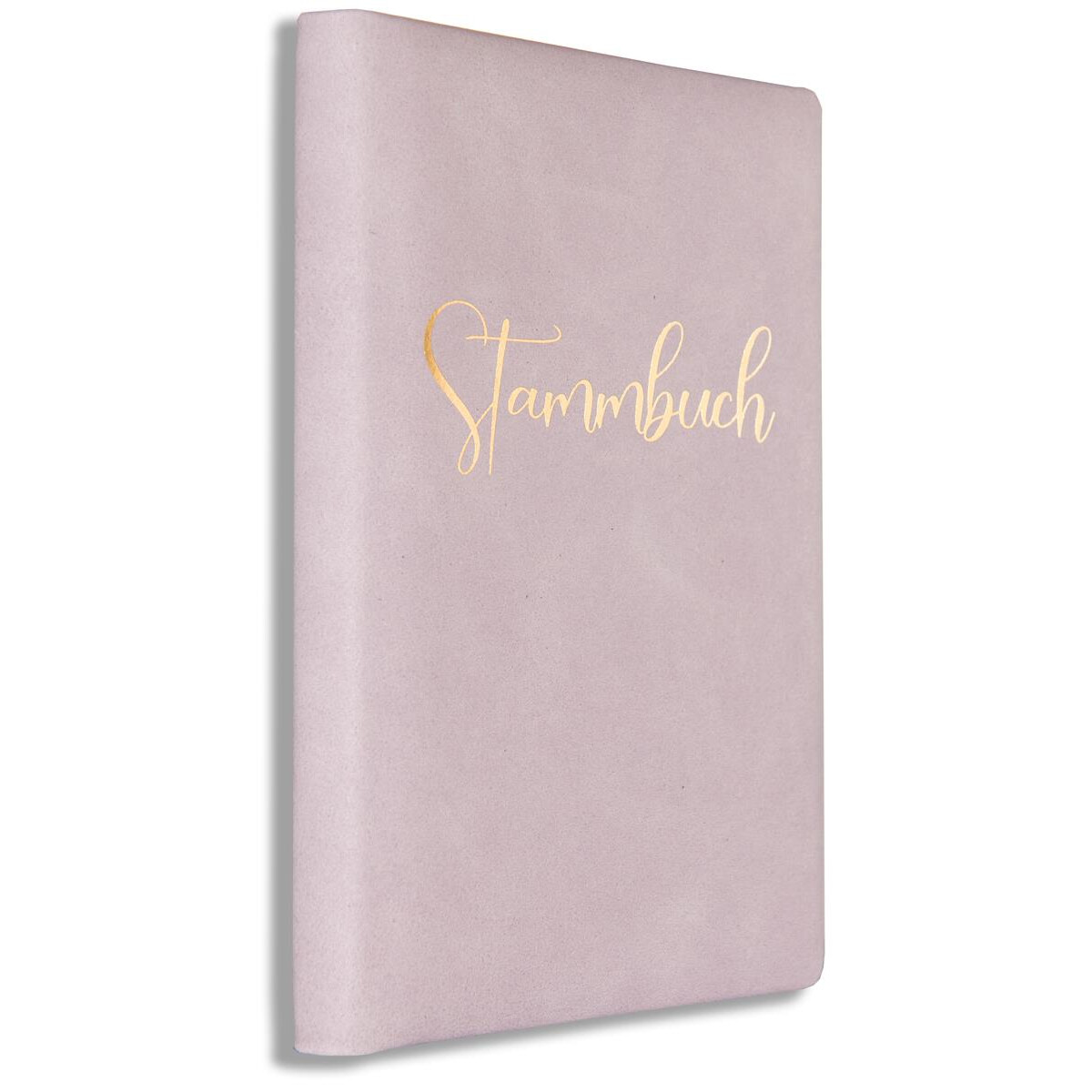 Stammbuch Leder Vers, Flieder Ringmechanik, klassisches Form