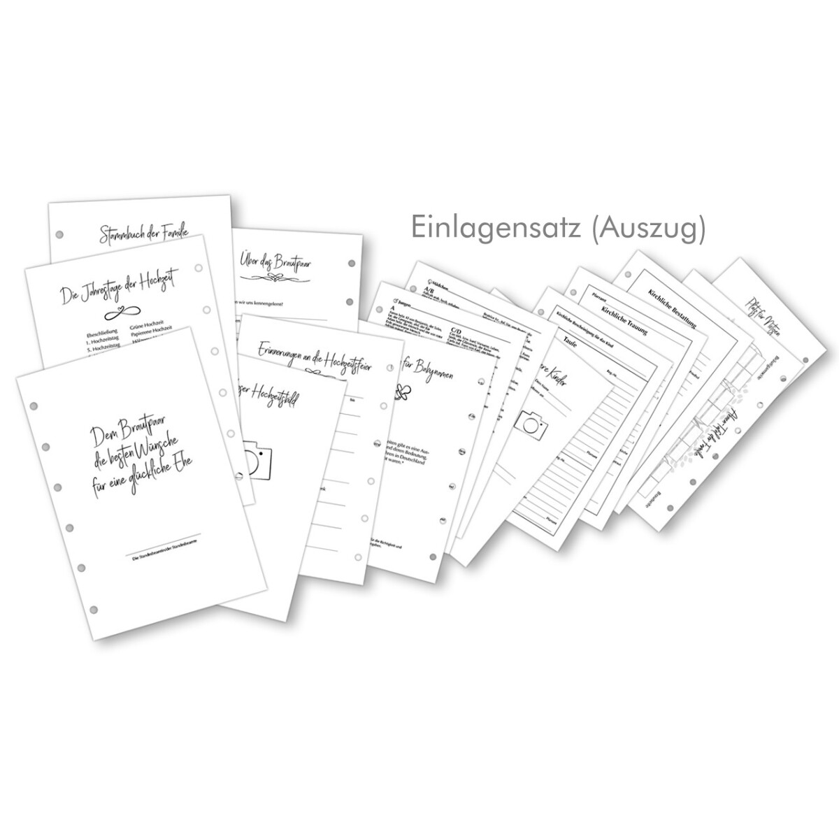 Stammbuch Endo, Grau Ringmechanik, klassisches Format