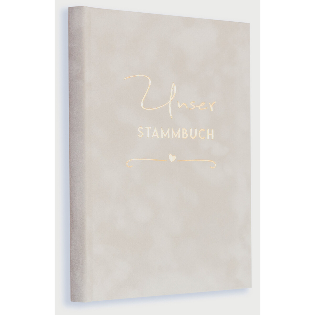 P AF A5+ Stammbuch der Familie Fluwe Beige Gold Unser Person