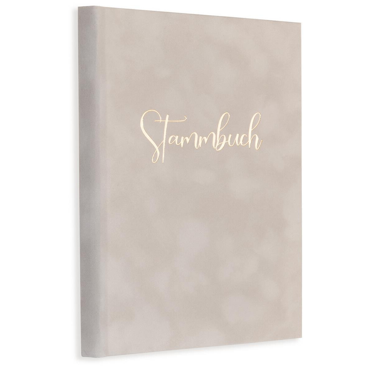 A5+ Stammbuch Velvet Beige, für alle Urkundenformate (K