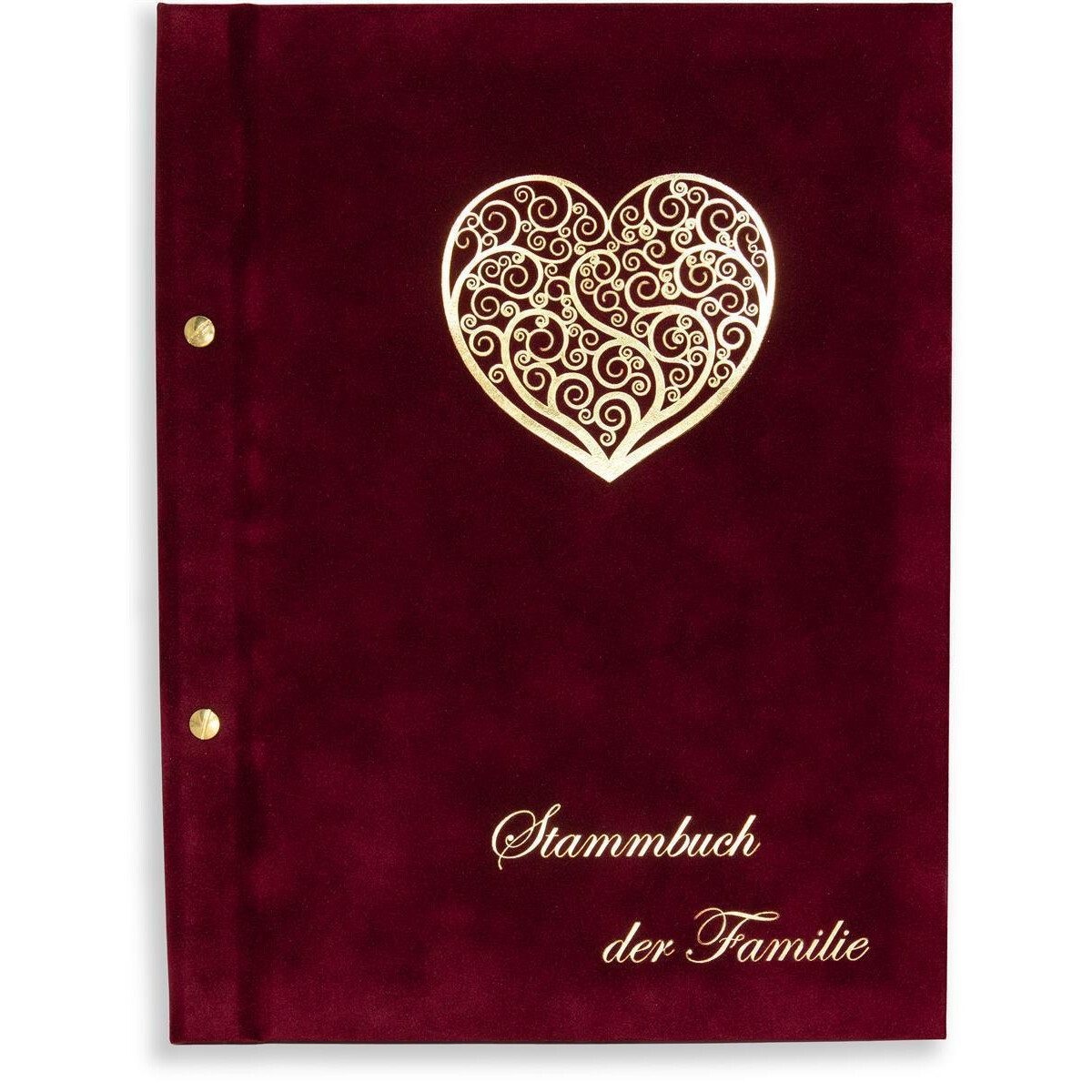 A4 Stammbuch, Bordeaux Wona, incl. 11 Prospekthüllen