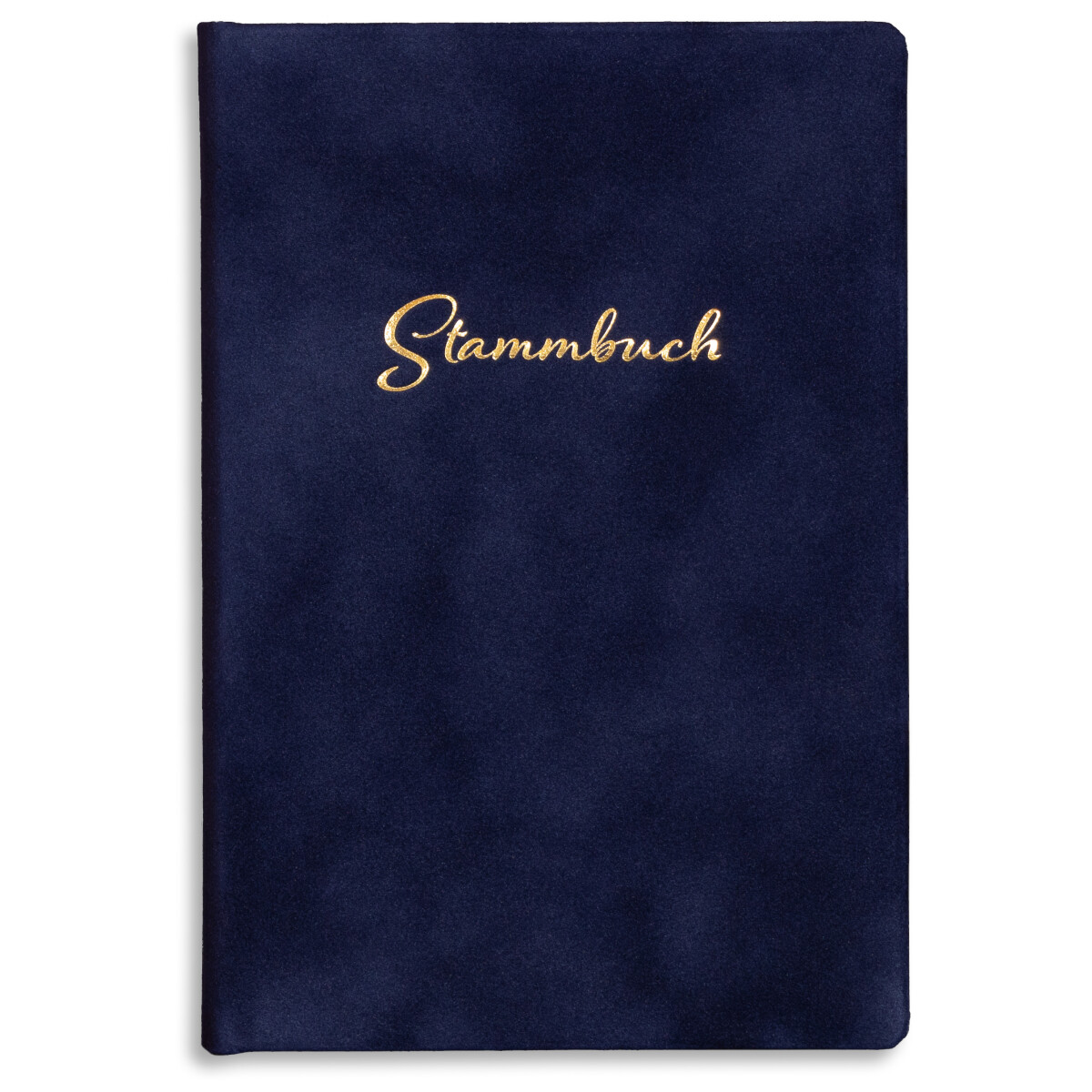 Stammbuch Cursief, Blau Ringmechanik, klassisches Format