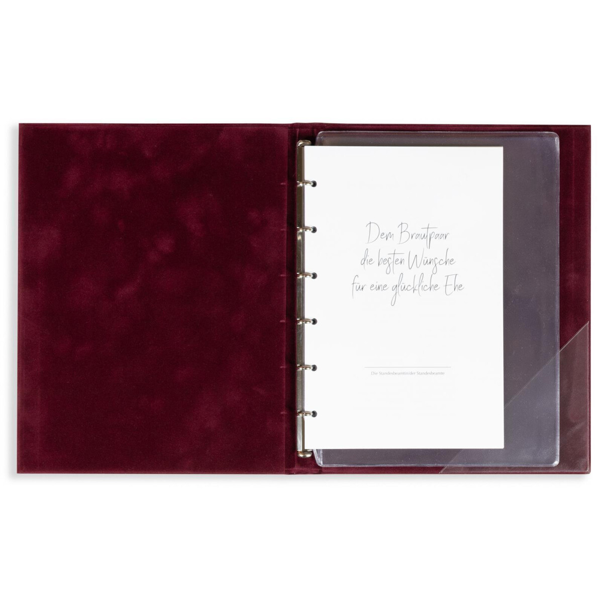 A5+ Stammbuch Aile Cüzdani Scris Bordeaux, für all