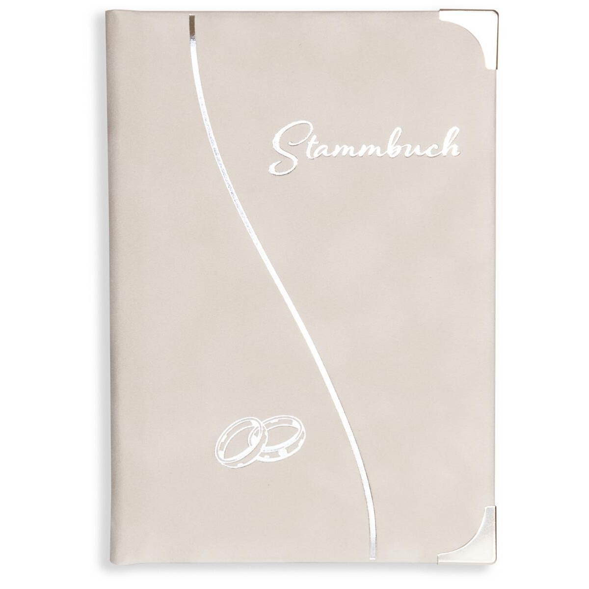 Stammbuch der Familie Onada Sand 1 Welle 2 Ringe Velours Sil