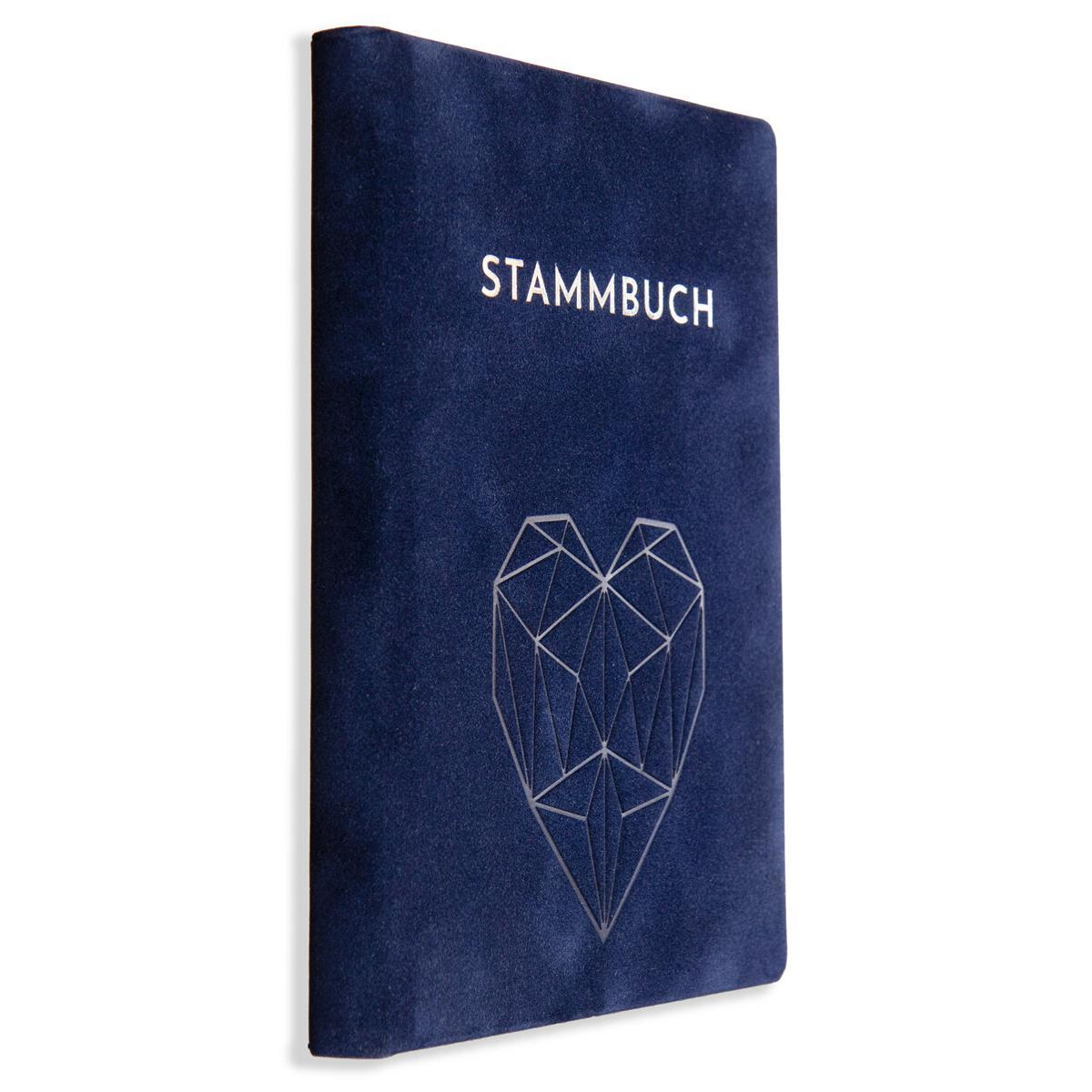 Stammbuch Hochzeit Decu Blau – Modernes Familienstammb
