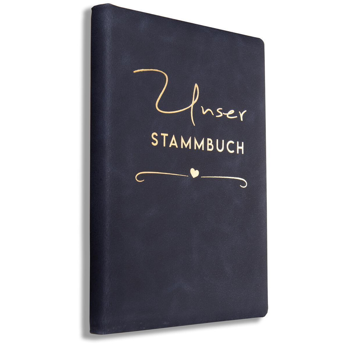 Stammbuch Hochzeit Leder Egi Blau – Edles Familienstam