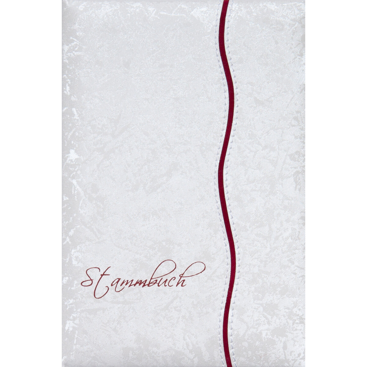 Stammbuch Lante, Weiß Klemmschiene, klassisches Format