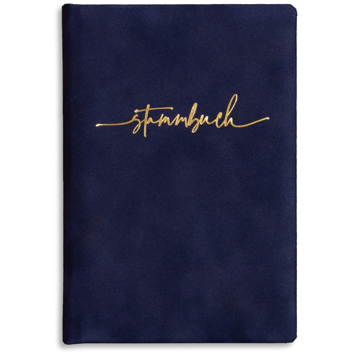 Stammbuch Hochzeit Scri Blau – Samt Familienstammbuch 