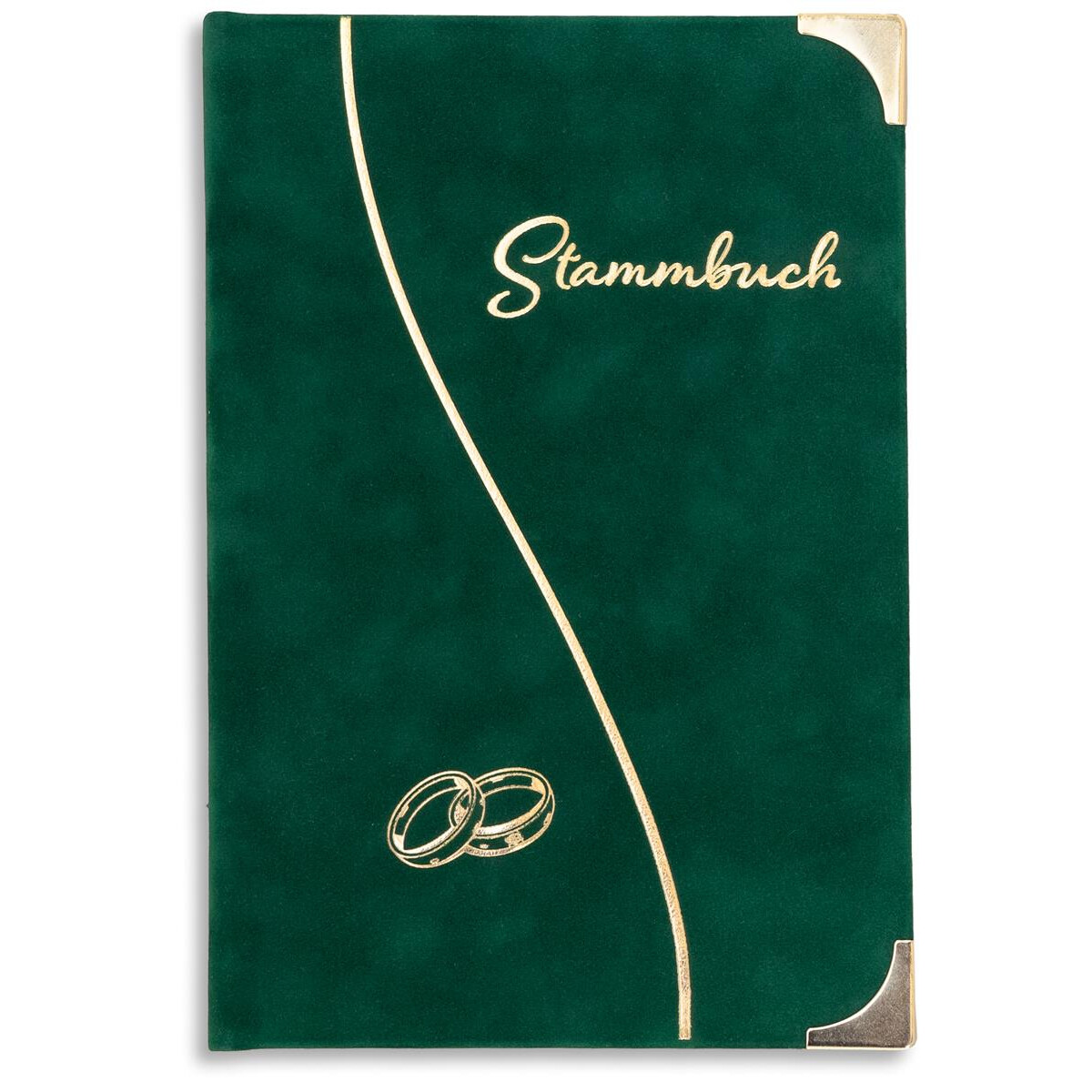 Stammbuch der Familie Kijani grün 1 Welle 2 Ringe Gold