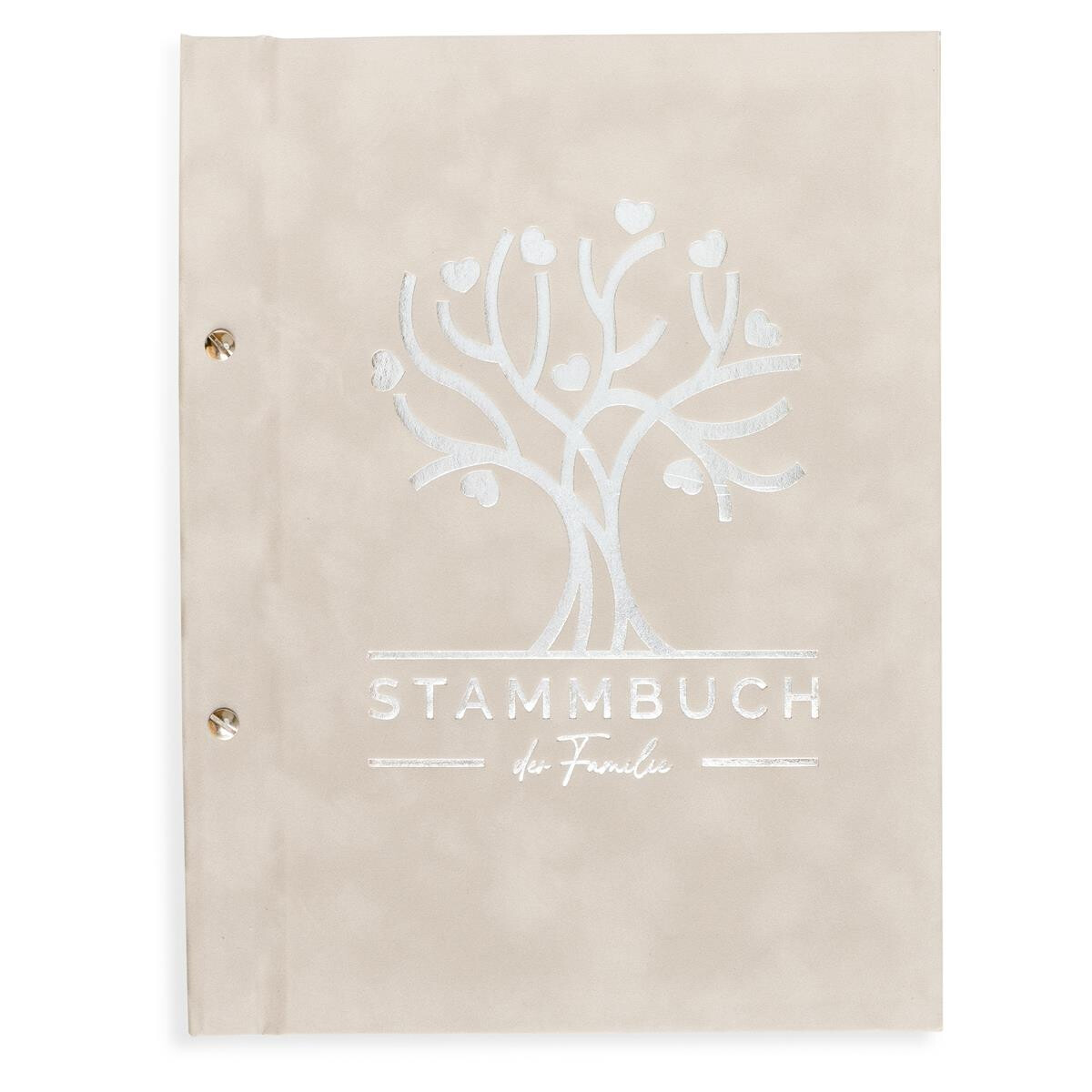 A4 Stammbuch, Sanri Grau, incl. 11 Prospekthüllen