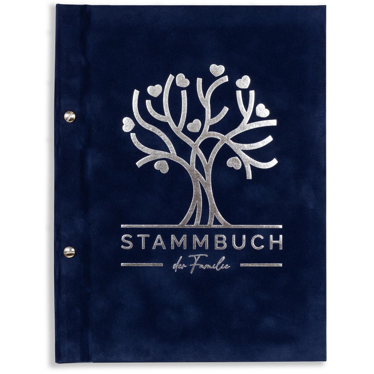 A4 Stammbuch, Lile Blau, incl. 11 Prospe box