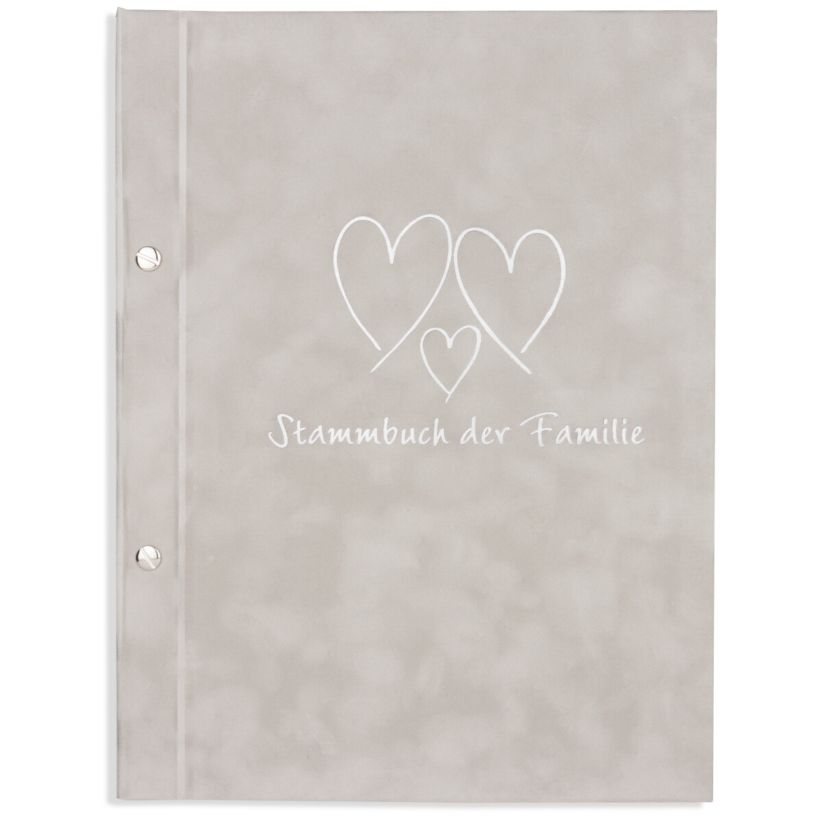 A4 Stammbuch Resda, Grau, incl. 11 Prospekthüllen