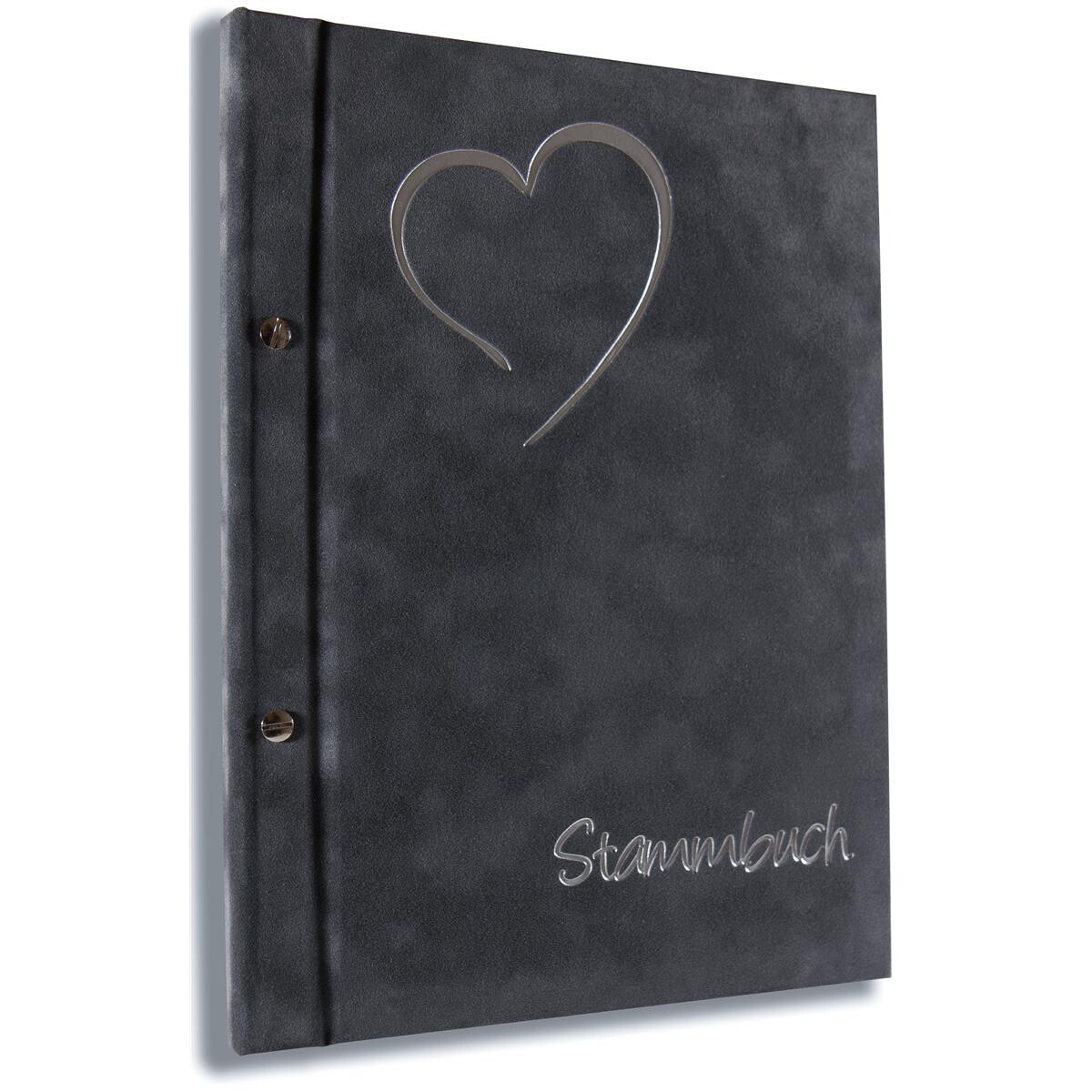 A4 Stammbuch Seda, Dunkelgau, incl. 11 Prospekthüllen