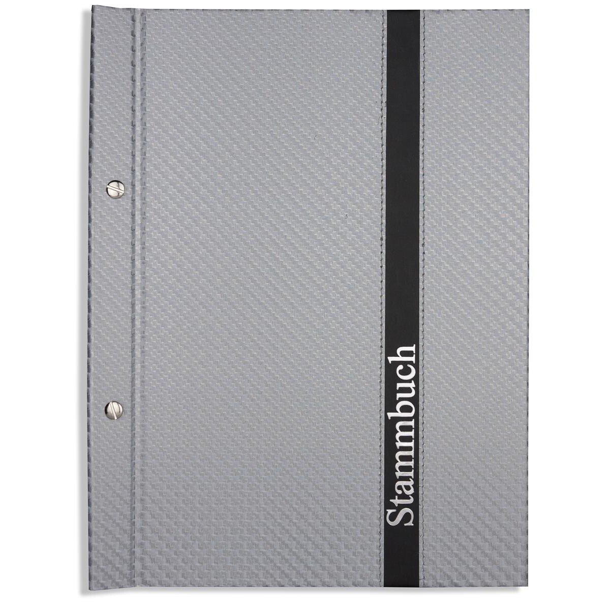 A4 Stammbuch der Familie Cerno silbernes Designmaterial mit 