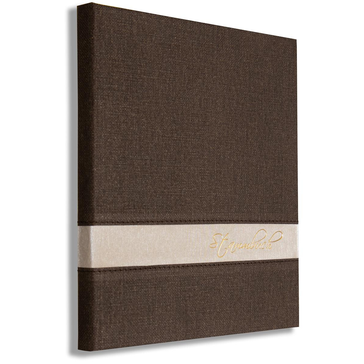 A5+ Stammbuch Fonte Braun, für alle Urkundenformate (Kl