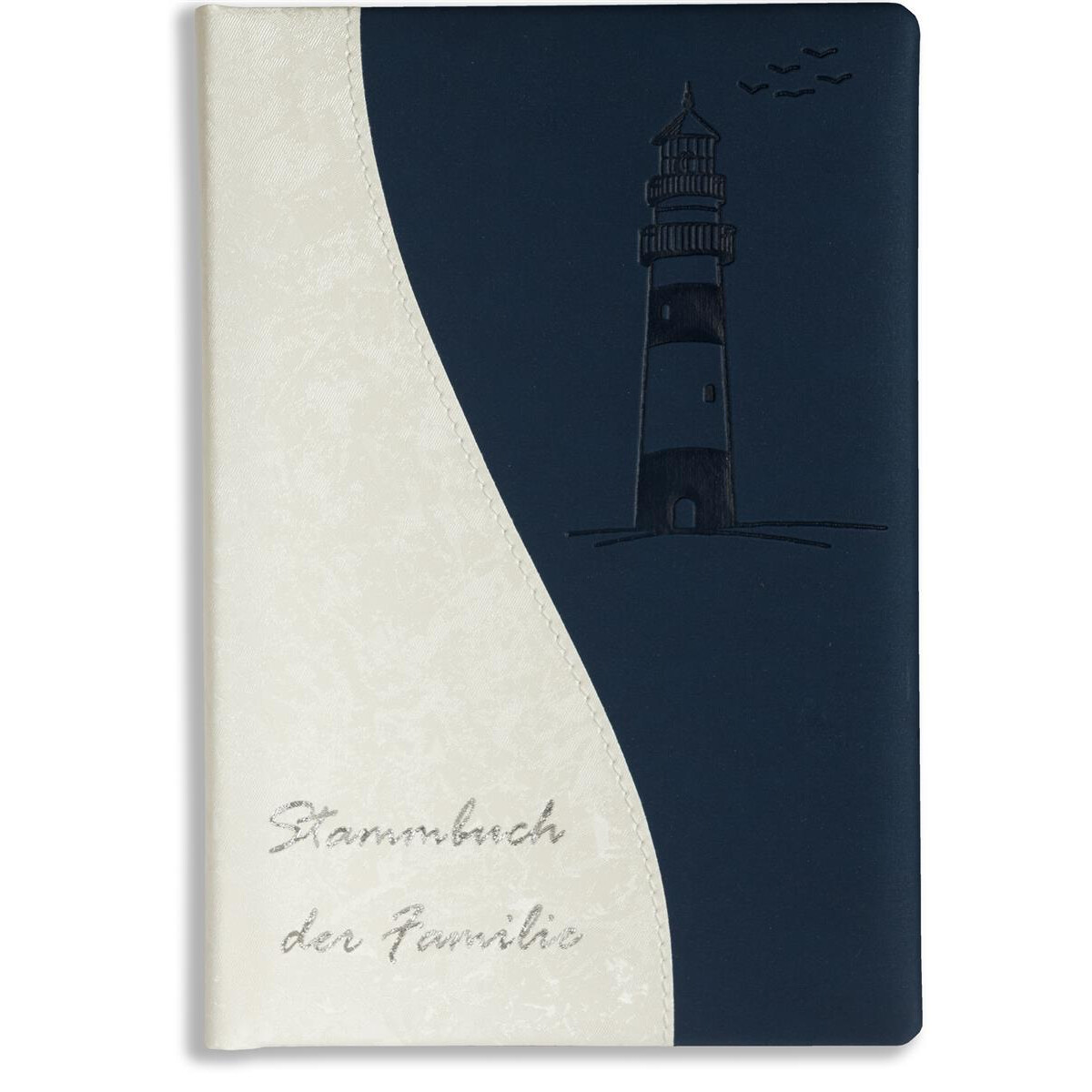 Stammbuch Faro, Weiß und Blau Ring box